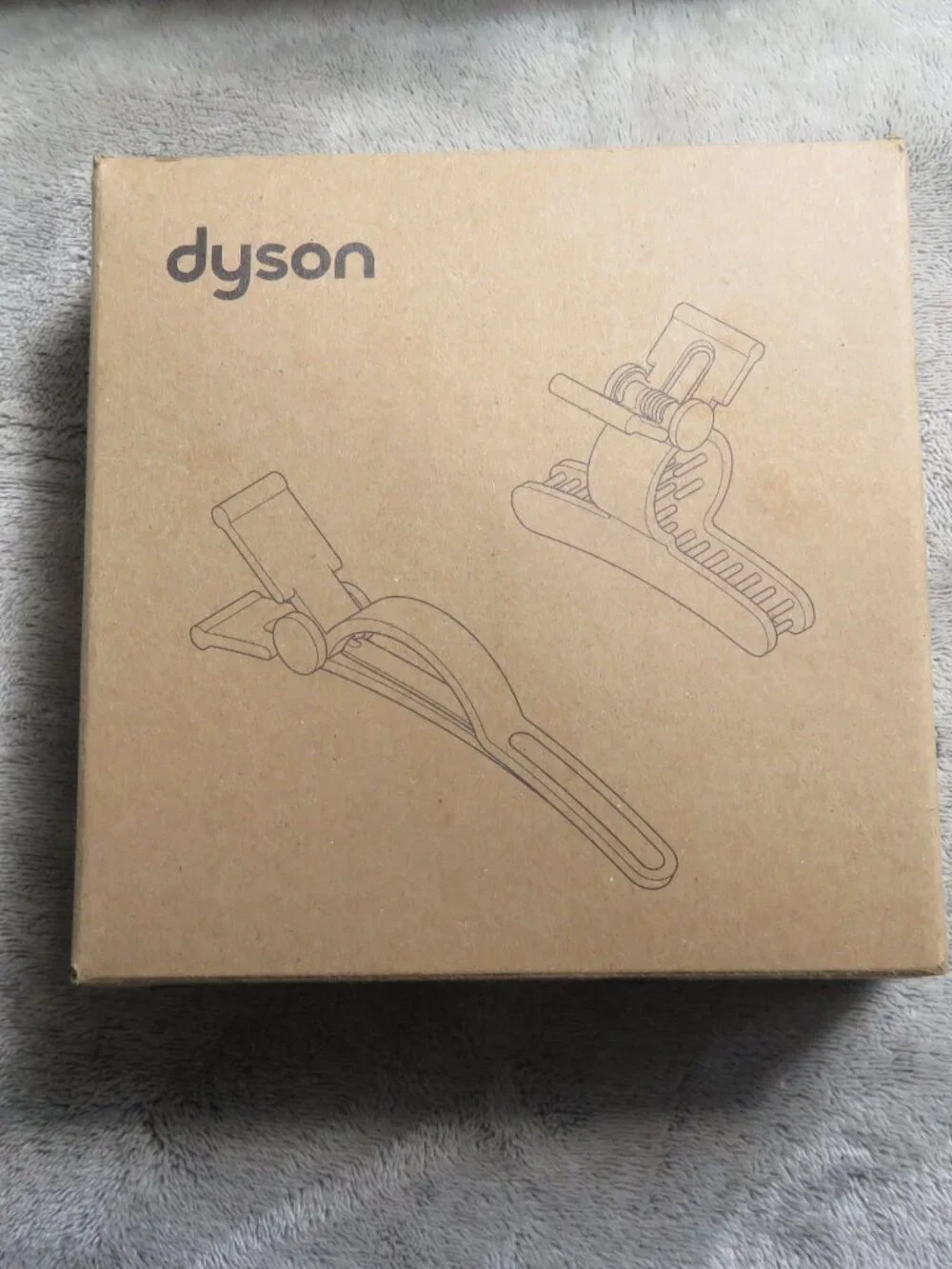 Dyson Hair Clips Set of 4 Black Copper Genuine Authentic Styling Sectioning NIB